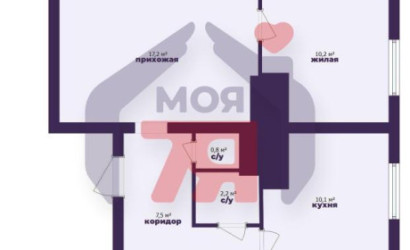 Купить 3-комнатную квартиру, Чисть, Русанова ул., 11. Фото 14