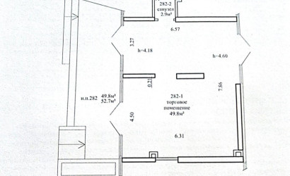 Продажа торгового помещения, Минск, Савицкого ул., 35, 52.7 кв.м.. Фото 2