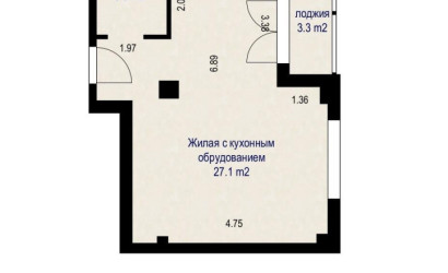 Купить 1-комнатную квартиру, Минск, Независимости просп., 88 (Первомайский район). Фото 26