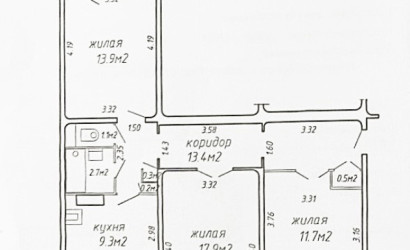 Снять 3-комнатную квартиру, Минск, Алтайская, 166/1 (Заводской район). Фото 23