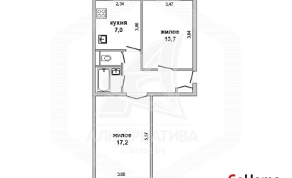 Купить 2-комнатную квартиру, Брест, Центр, ул. Мицкевича. Фото 4