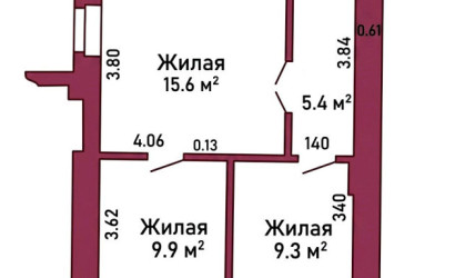 Купить 3-комнатную квартиру, Гродно, Виленская, 1. Фото 19