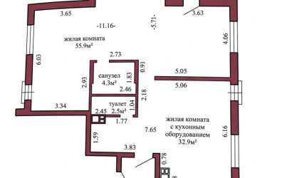 Купить 3-комнатную квартиру, Гродно, Ивана Якубовского, 14. Фото 13