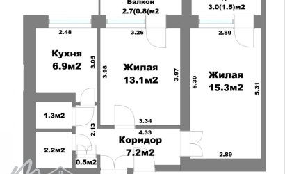 Купить 2-комнатную квартиру, Минск, Голодеда ул., 15 (Заводской район). Фото 19
