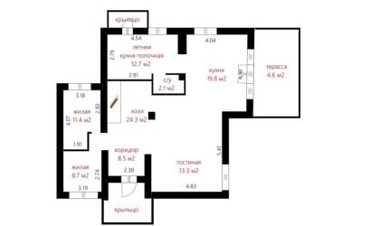 Купить дом, Пекалин, Ленина ул., 25 соток. Фото 25