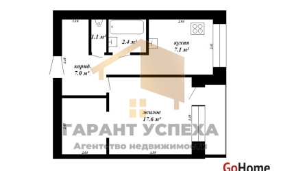 Купить 1-комнатную квартиру, Брест, ул. Скрипникова. Фото 11
