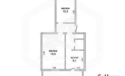 Купить 2-комнатную квартиру, Малорита, , . Фото 10