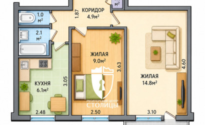 Купить 2-комнатную квартиру, Минск, Рокоссовского, 143(Ленинский район). Фото 22