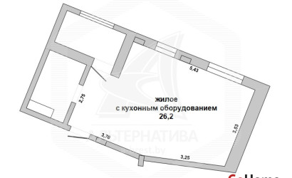 Купить 1-комнатную квартиру, Брест, Киевка, ул. Сикорского. Фото 1