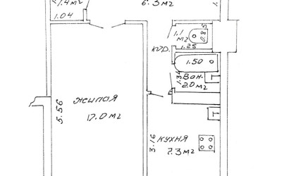 Купить 1-комнатную квартиру, Барановичи, Тельмана, 185. Фото 4