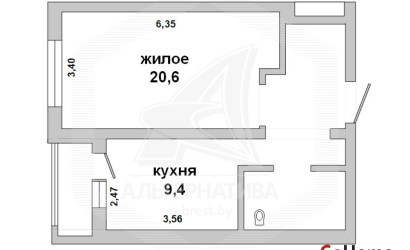 Купить 1-комнатную квартиру, Брест, Ковалево, ул. 28 Июля. Фото 9