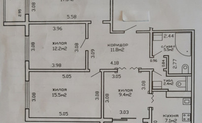 Снять 4-комнатную квартиру, Минск, ул. Куйбышева, д. 75 (Советский район). Фото 2