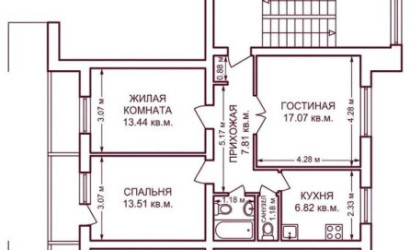 Купить 3-комнатную квартиру, Борисов, Фридриха Энгельса, 101. Фото 14