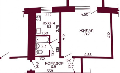 Купить 1-комнатную квартиру, Гродно, Гоголя, 11. Фото 9