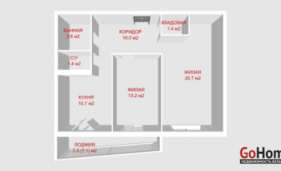 Купить 2-комнатную квартиру, Минск, Лынькова ул., 35 (Фрунзенский район). Фото 36