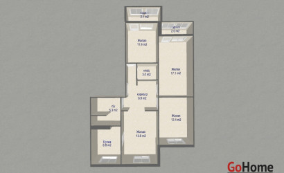 Купить 4-комнатную квартиру, Минск, ул. Горецкого, д. 39 (Фрунзенский район). Фото 19