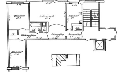 Купить 3-комнатную квартиру, Гродно, Фолюш, 15/200А. Фото 9