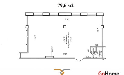 Аренда офиса, Минск, Дзержинского просп., 3/Б,  79.6 кв.м.. Фото 1