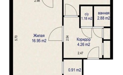 Купить 1-комнатную квартиру, Минск, Сурганова ул., 49(Советский район). Фото 15