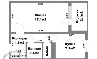 Купить 1-комнатную квартиру, Минск, Матусевича ул., 27 (Фрунзенский район). Фото 2