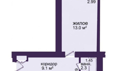 Купить 2-комнатную квартиру, Молодечно, Галицкого ул., 12. Фото 16