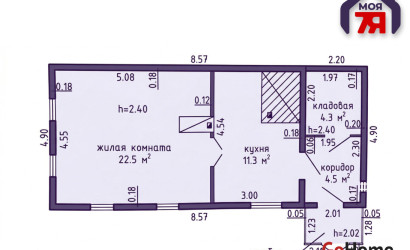 Купить дом, Старобин, Гуляева ул., 12.28 соток. Фото 15