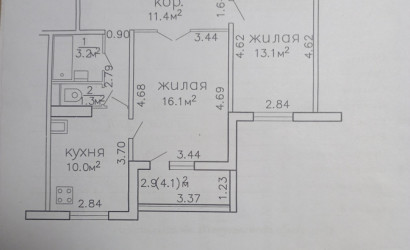 Купить 2-комнатную квартиру, Минск, ул. Лещинского, д. 31к3 (Фрунзенский район). Фото 12