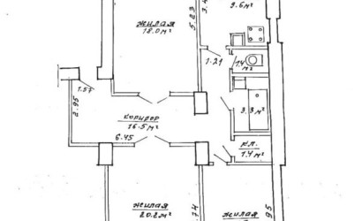 Купить 3-комнатную квартиру, Минск, Коммунистическая ул. 14 (Центральный район). Фото 4