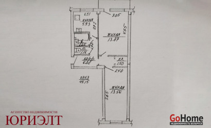 Купить 2-комнатную квартиру, Витебск, Чкалова, 16. Фото 11