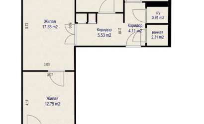 Купить 3-комнатную квартиру, Минск, Некрасова ул., 35/1(Советский район). Фото 27