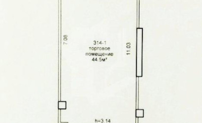 Аренда помещения, Минск, Жореса Алфёрова ул., 14,  44.5 кв.м.. Фото 2