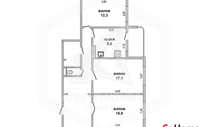 Купить 3-комнатную квартиру, Брест, Восток, ул. Советской Конституции. Фото 13