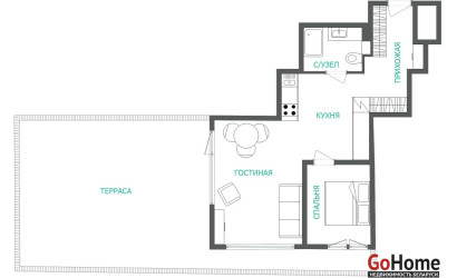 Купить 2-комнатную квартиру, Минск, Мстиславца ул., 8 (Первомайский район). Фото 23