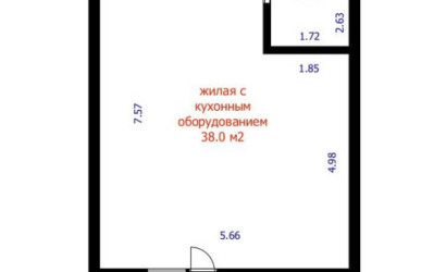 Купить 1-комнатную квартиру, Минск, Николы Теслы ул., 26 (Октябрьский район). Фото 1