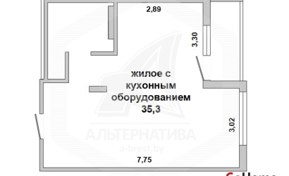 Купить 1-комнатную квартиру, Брест, Ковалево, ул. Октябрьской Революции