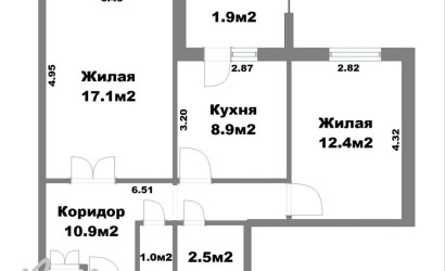 Купить 2-комнатную квартиру, Минск, Водолажского ул., 23 (Первомайский район). Фото 15