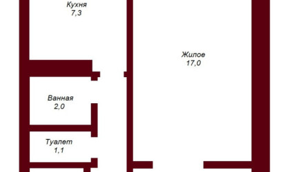 Купить 1-комнатную квартиру, Брест, ул. Октябрьской революции, д. . Фото 12