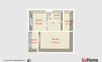 Купить 1-комнатную квартиру, Минск, Чичурина, 12 (Фрунзенский район). Фото 10