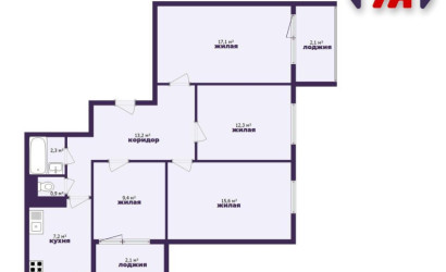 Купить 4-комнатную квартиру, Минск, Горецкого ул., 11 (Фрунзенский район). Фото 23