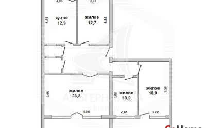 Купить 4-комнатную квартиру, Брест, Центр, ул. Чкалова. Фото 7