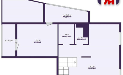 Купить 2-комнатную квартиру, Копище, Авиационная ул., 19. Фото 24