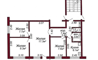 Купить 4-комнатную квартиру, Гродно, Фолюш, 15/184. Фото 18