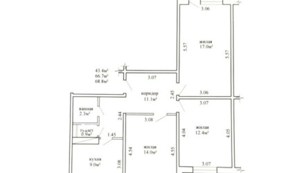 Купить 3-комнатную квартиру, Минск, Федорова ул., 17/2 (Фрунзенский район). Фото 4
