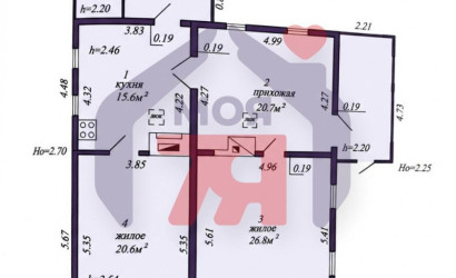 Купить дом, Мясота, Первомайская ул., 25 соток. Фото 19