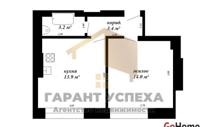 Купить 1-комнатную квартиру, Брест, ул. Защитников Отечества, д. . Фото 15