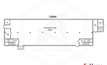 Продажа торгового помещения, Брест, Задворцы,  994.8 кв.м.. Фото 1