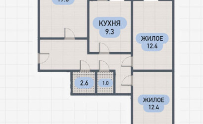 Купить 3-комнатную квартиру, Брест, Вишневая ул.. Фото 2
