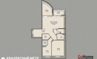Купить 4-комнатную квартиру, Минск, ул. Ратомская, д. 7 (Центральный район). Фото 19