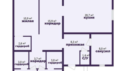 Купить дом, Молодечно, Гоголя ул., 6 соток. Фото 23