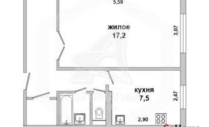 Купить 1-комнатную квартиру, Брест, Речица, ул. Писателя Смирнова. Фото 1